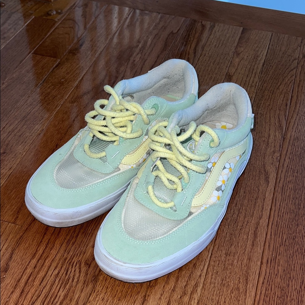 Vans Wayvee Brighton Zeuner Pastel Green Skate Shoes Sneakers Men’s Size 10.5